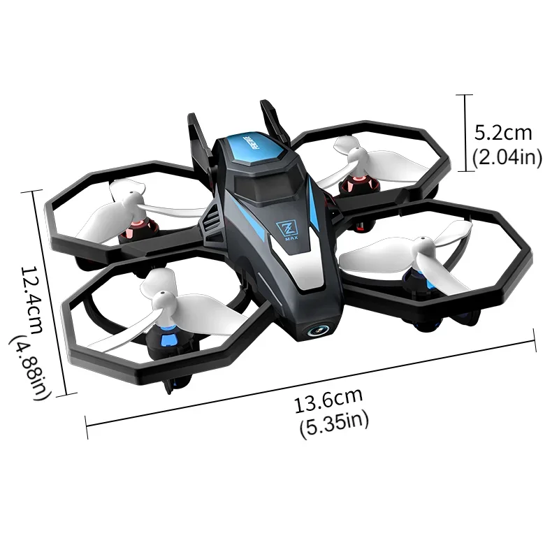 Jjrc-Dron H118 8K con Control remoto para niños, Dron profesional con Wifi, modo sin cabeza, cámara compatible con foto y Video, juguetes Rc