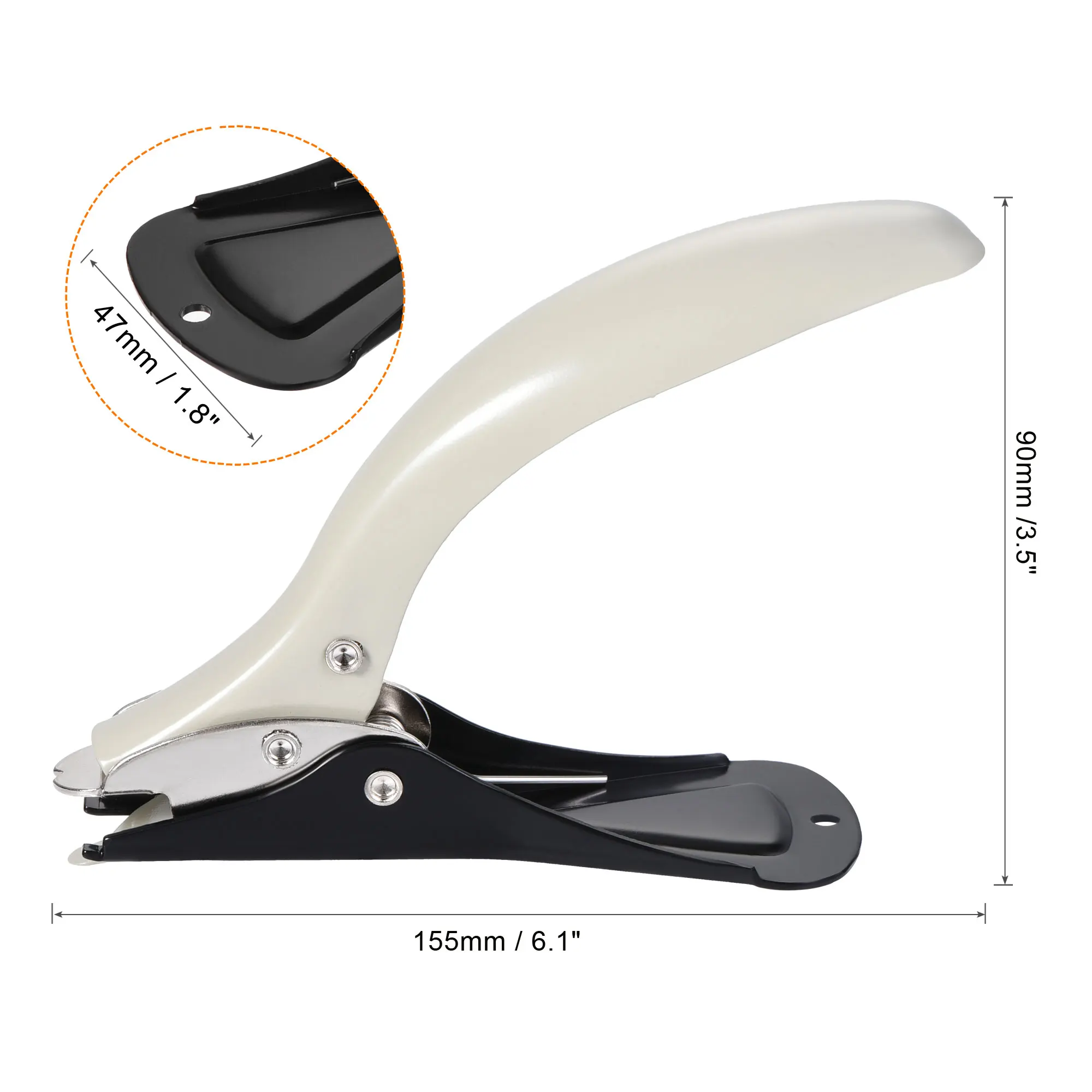 Staple Remover Tools, Heavy Staplers Removal for Office Home Business, Black