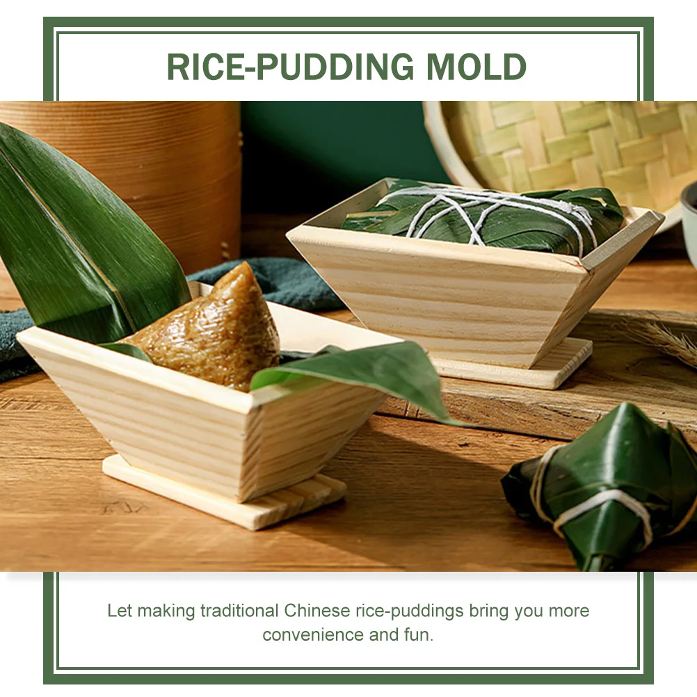 

Wooden Mold Rice-pudding Maker Kitchen Utensil Wood Easy Clean Creative Design Practical Sharing Family Fun