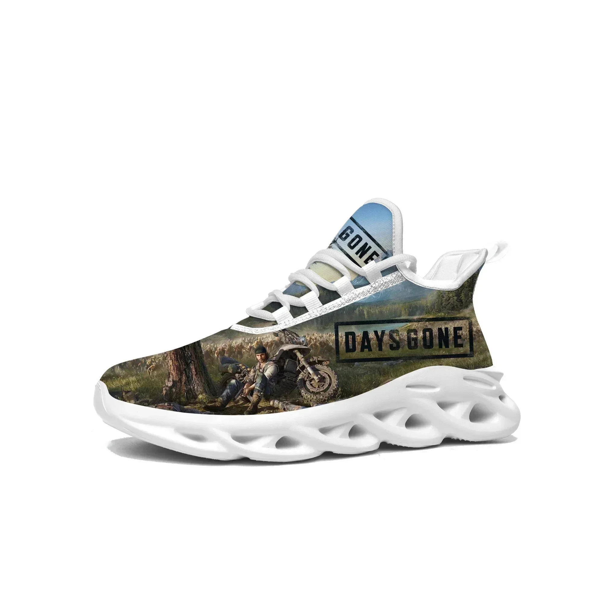 

Days Gone Sneakers Hot Cartoon Game Mens Womens Sports Running Shoes Fashion Custom Built Lace Up Shoes
