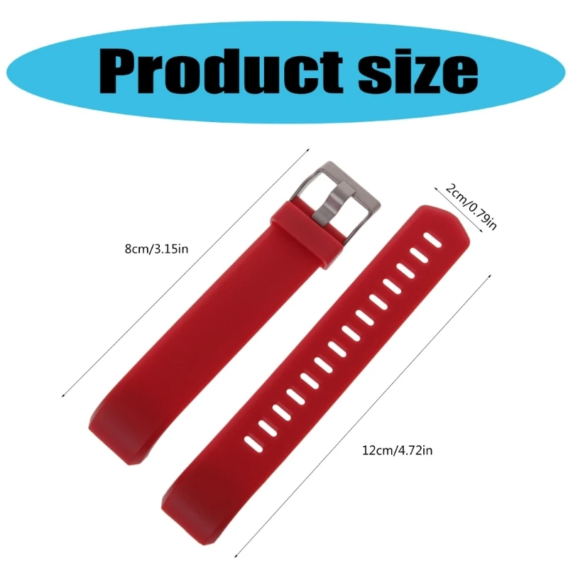 สำหรับ ID115 สายรัดซิลิโคน Scratch PROOF สร้อยข้อมือ Sweatproof LOOP สายรัดข้อมือ
