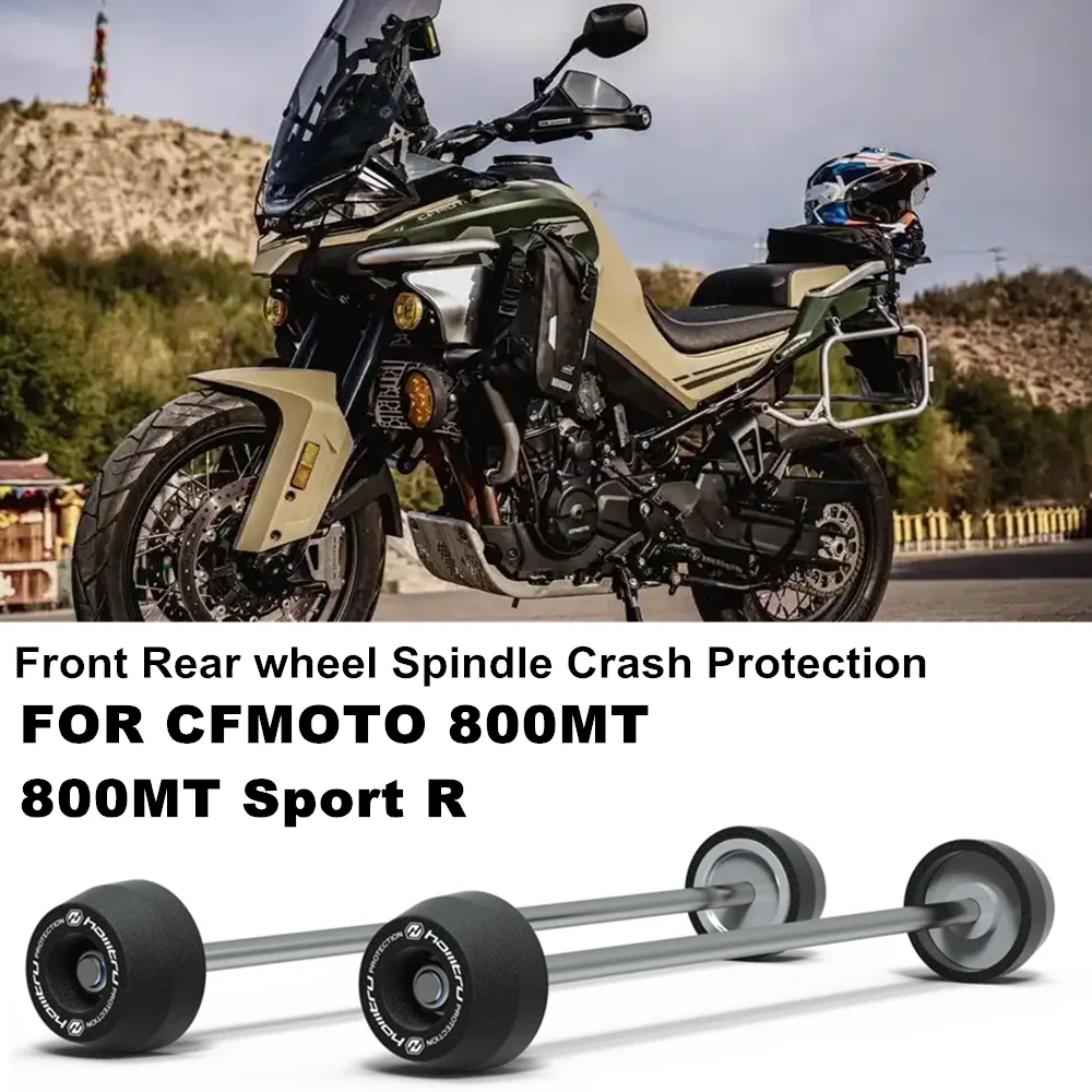 Protection des roues pour moto, fourche d'appellation avant et arrière, curseurs de collision,