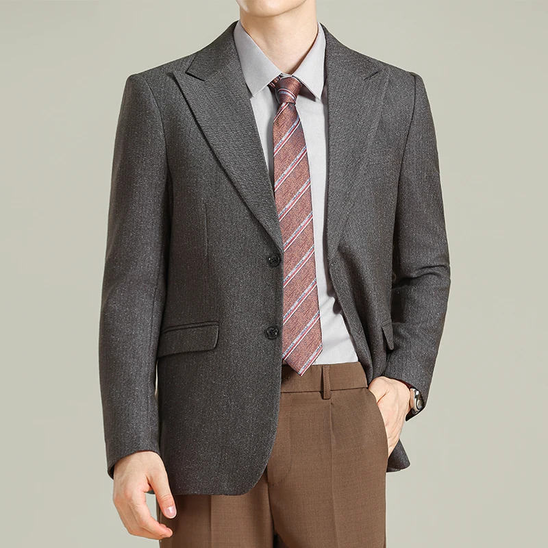 

Blazer Hombre Korean Luxury Clothing Single Breasted Men's Blazers Jacket Business Formal Wear Slim Fit Casual Suit Coats Man