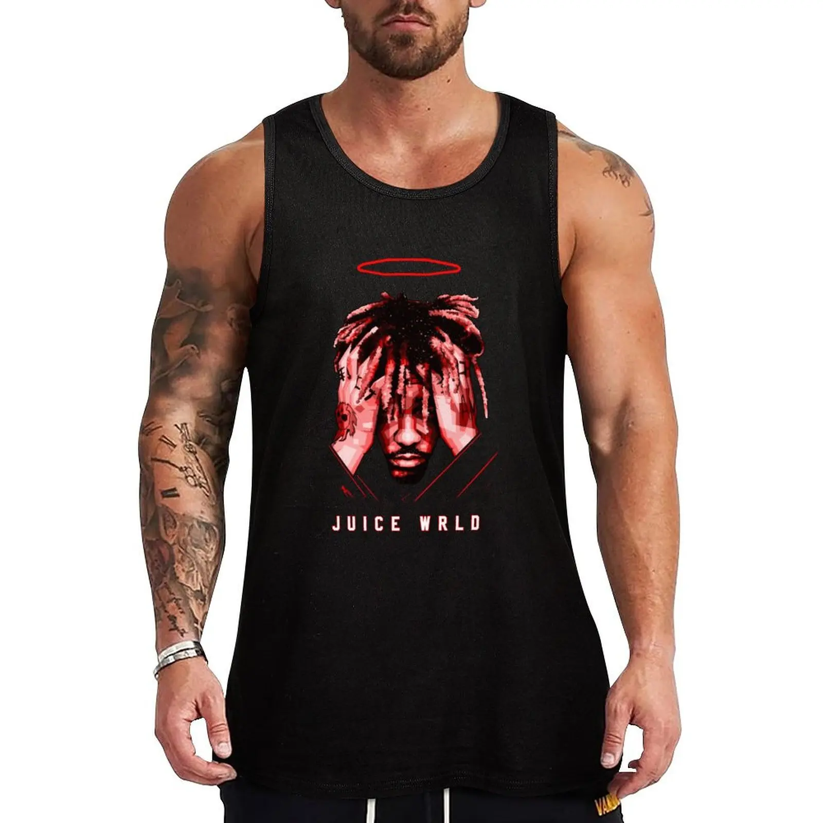 

JUICE rest in peace Tank Top Undershirt Tank Top Cotton Basic Sleeveless Shirt