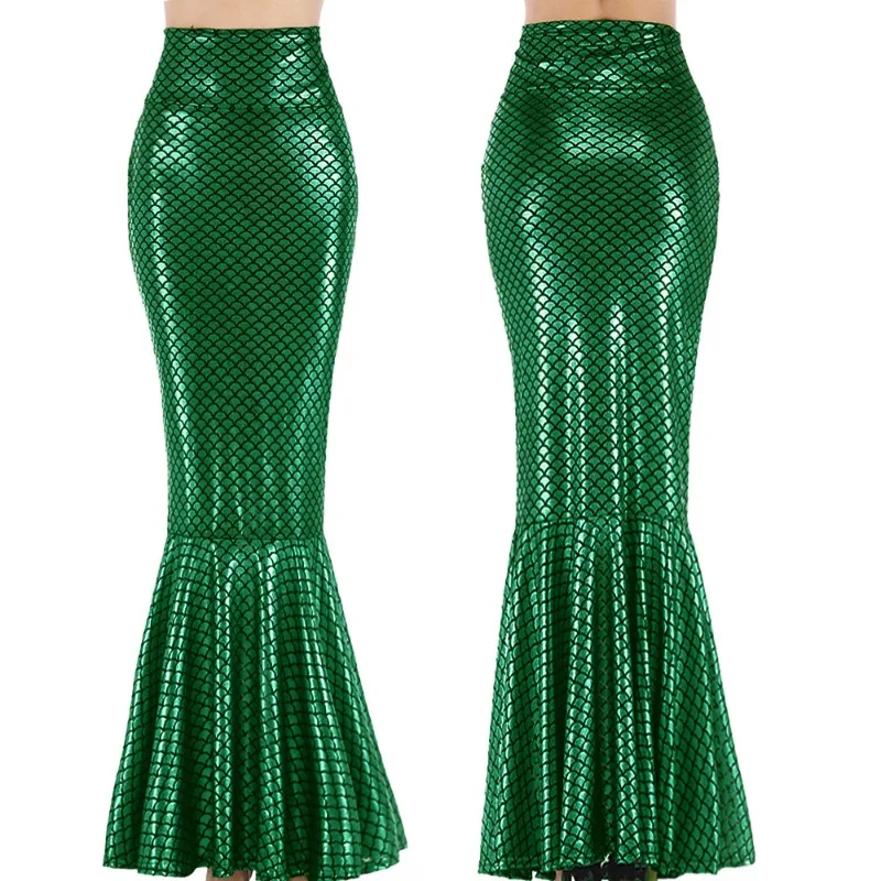 

A Sexy Mermaid High-waisted Fishtail Half-length Skirt From Europe America Fashionable and Beautiful Half-length Skirt High-end