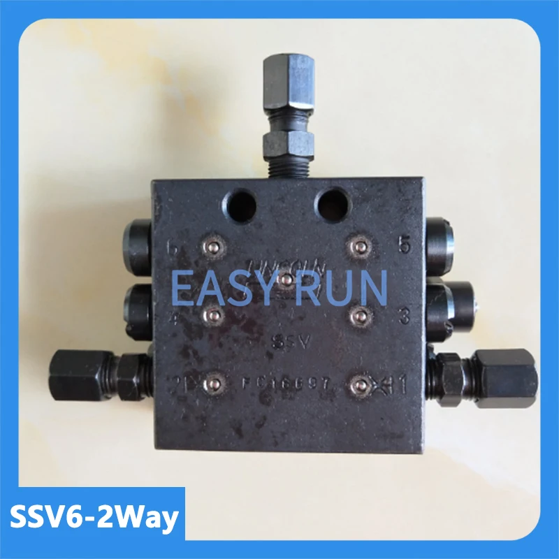 

SSV6-2way Насос смазочное смазочное оборудование прогрессивный дистрибьютор SSV6-K