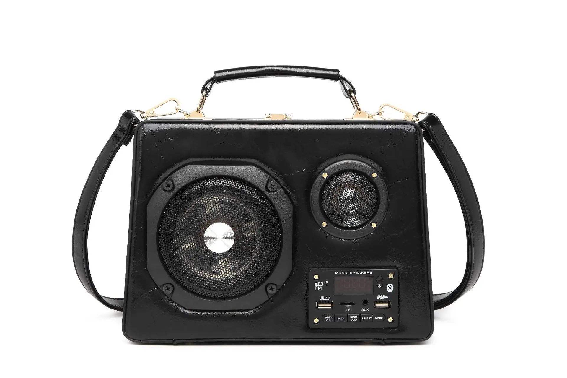 Vintage Box Style Personality Women Chic Crossbody Shoulder Bag Luxury Leather Rock Female Messenger Purses Can Be Used A Player