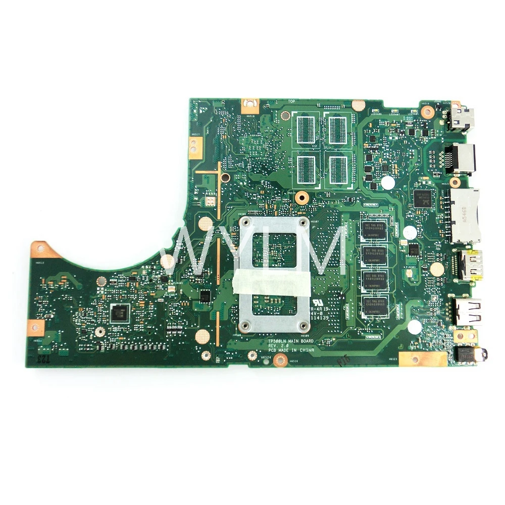 TP500LA with i5 / i7CPU 4GB RAM Mainboard For Asus TP500 TP500L TP500LD TP500LA R554L R554LA  Laptop Motherboard