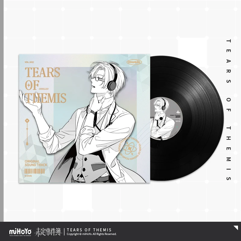 MiHoYo Game Tears Of Themis Official Genuine Vilhelm Record OST Gift Box Doujin Vilhelm Vinyl Accessories Festival Birthday Gift