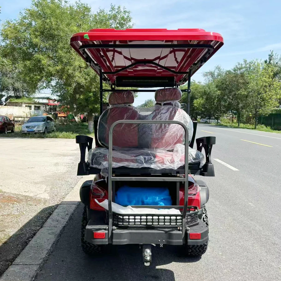 نموذج جديد 48 فولت/72 فولت الكهربائية على الطرق الوعرة رفع عربة جولف 4000 واط/7000 واط بطارية ليثيوم 2 4 6 8 قدرة الركاب عربات الغولف الكهربائية #2