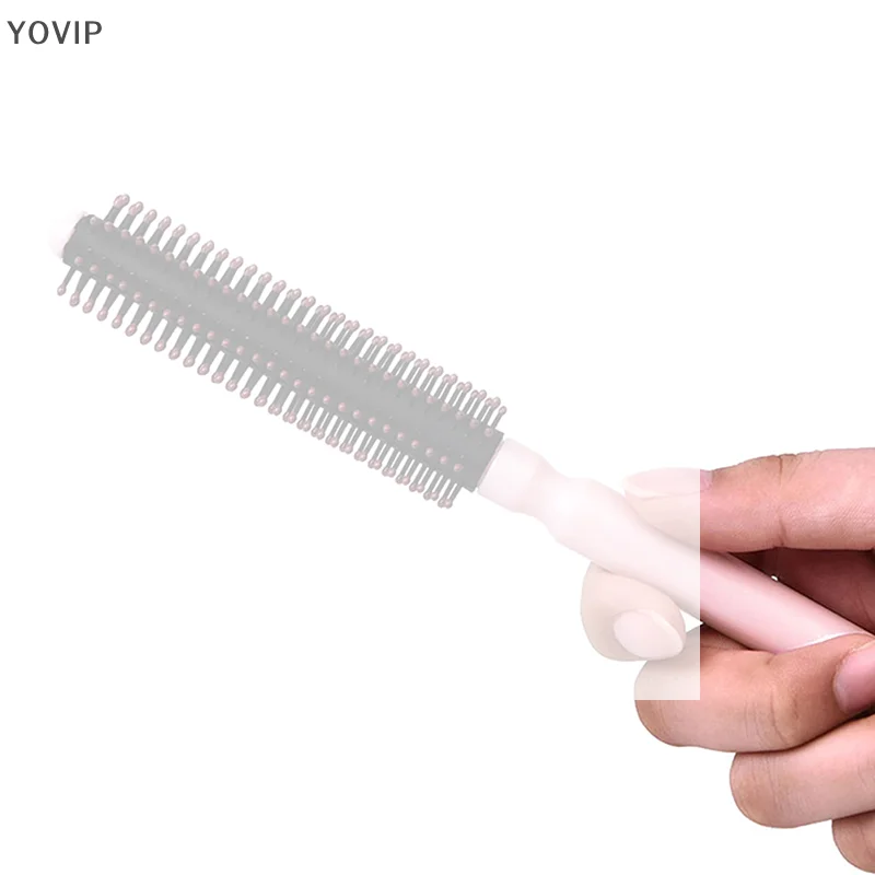 /YOV/1Pc Hair Comb Roll Brush Round Hair Comb Wavy Curly Styling Care Curling Beauty Salon Tool Styling Tools