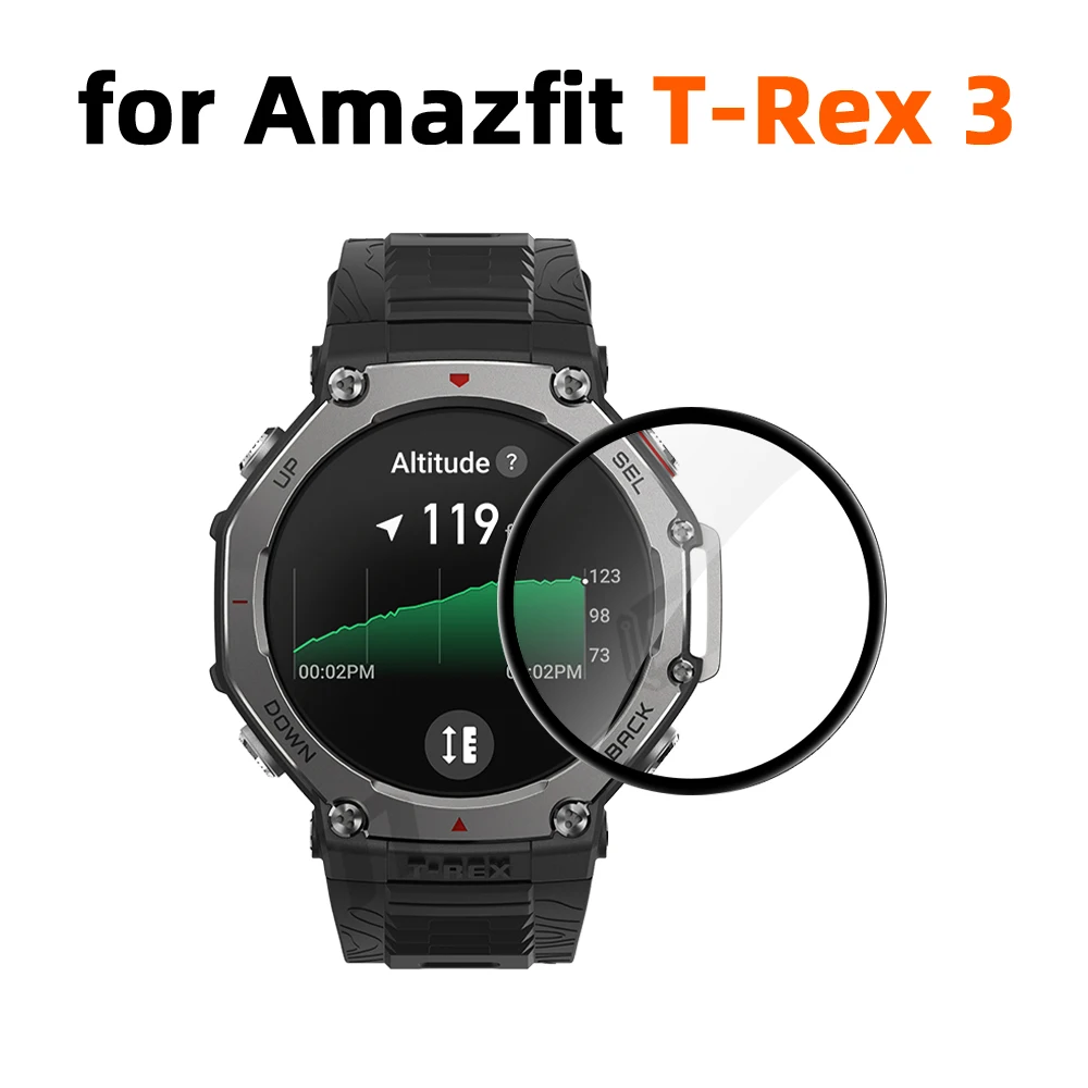 3 Pellicole Protettive In Hydrogel Per Amazfit Active Max | HD Trasparente Antigraffio Senza Bolle