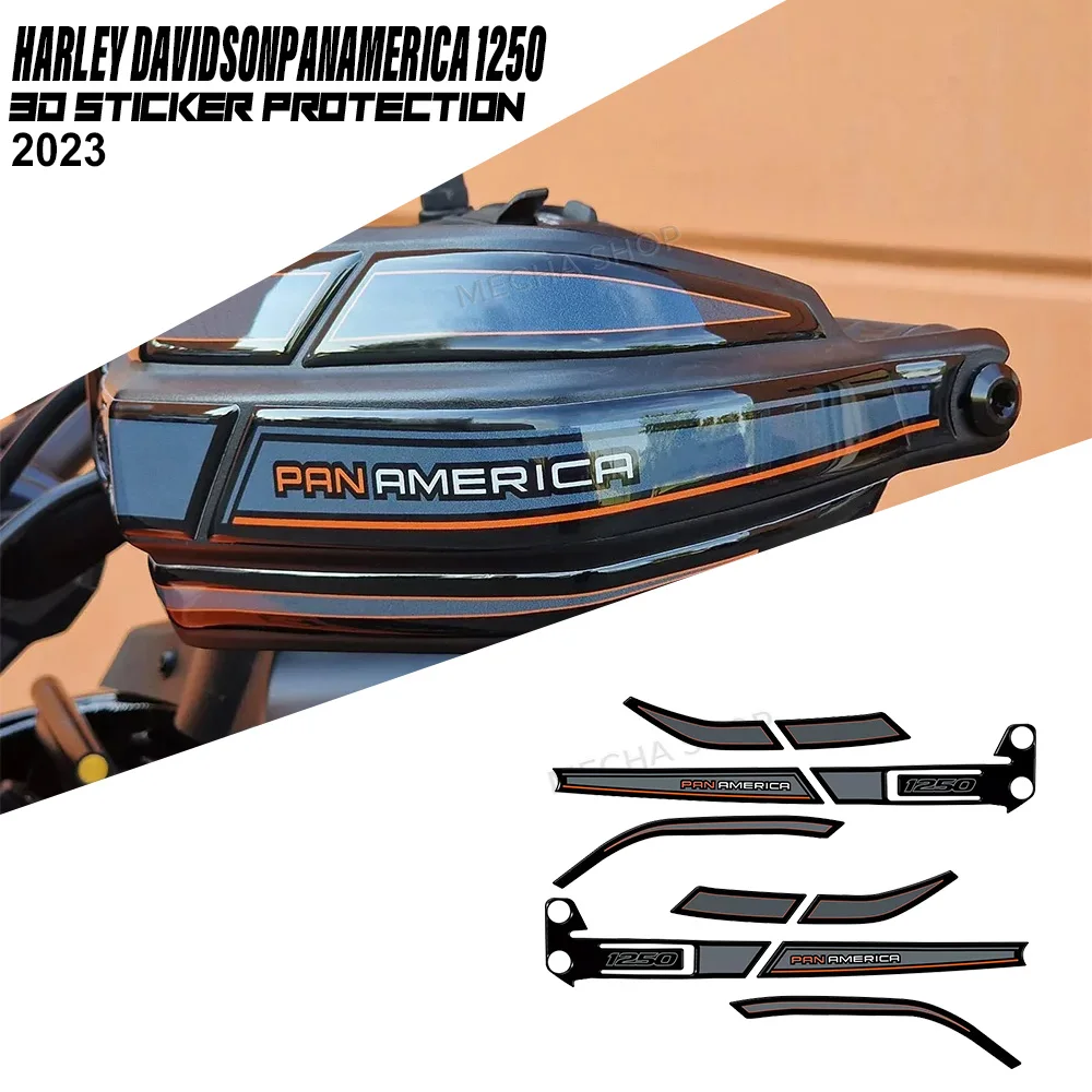 

Motorcycle Accessories Waterproof Protective Sticker 3D Epoxy ResinSticker For Harley Davidson Pan America 1250 2023-