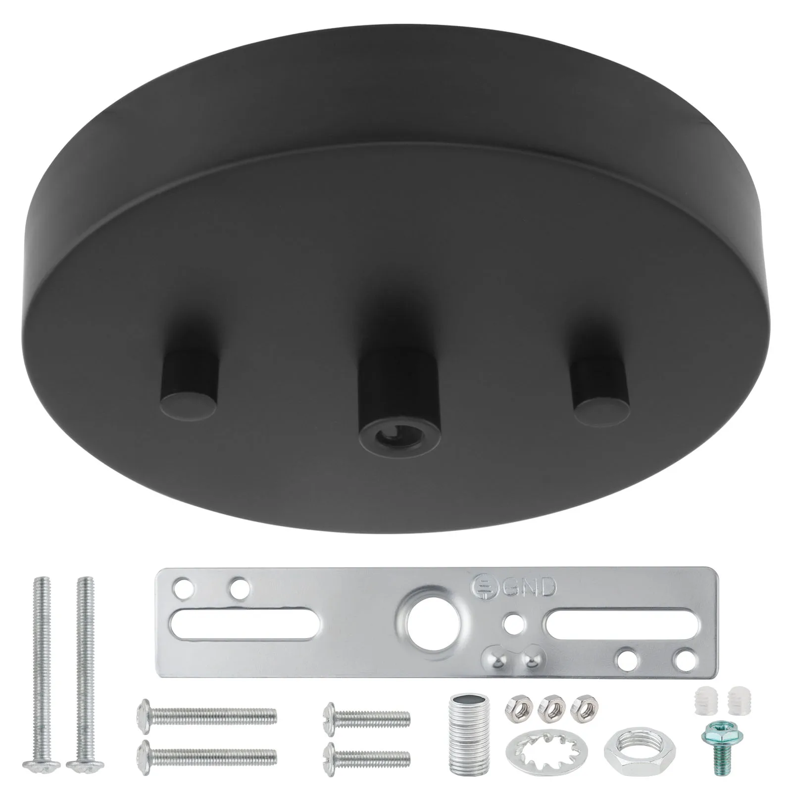 Pendant Light Canopy Kit 130mm Modern Chandelier Ceiling Plate Cover with Mounting Hardware