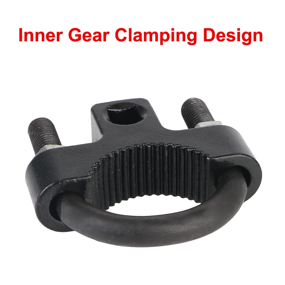 Herramienta de reparación de barra de amarre interior en forma de U, herramientas de extracción de balancín de chasis de coche, Kit de desmontaje, adaptador de accionamiento de 3/8 ", 30-33mm ajustable
