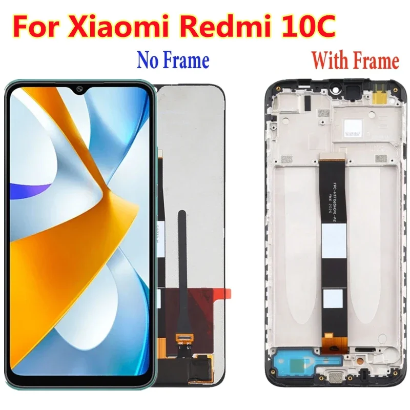 

6,71 "для Xiaomi Redmi 10C ЖК-дисплей с цифровым преобразователем сенсорного экрана в сборе с рамкой