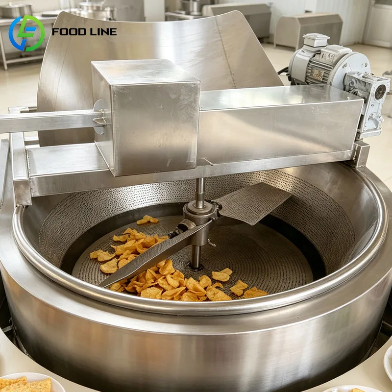 Commercial Deep Fryer Automatic Oil Frying Machine Large Capacity Food Processing Equipment For Kitchen Customized