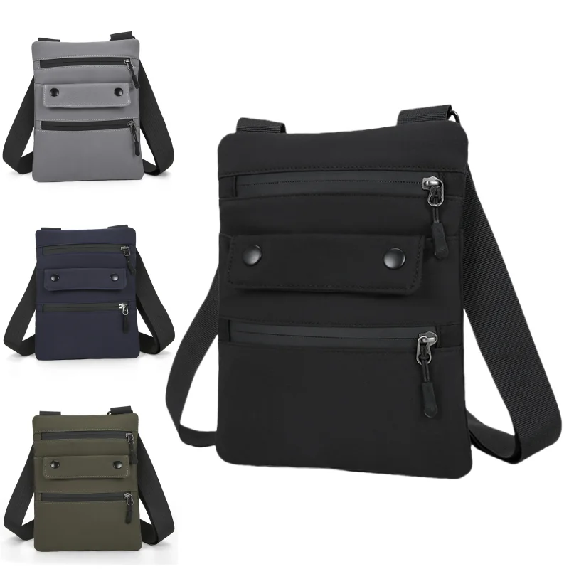 

New Fashionable Men's Single-shoulder Bag, Portable and Lightweight Cycling Small Bag, Multi-functional Waterproof Crossbody Bag