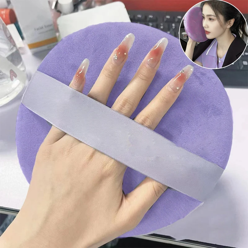 Oversized Makeup Powder Puff Velvet Beauty Sponge Soft Skin Friendly Face Body A Large Area Makeup Loose Powder Cosmetic Puffs