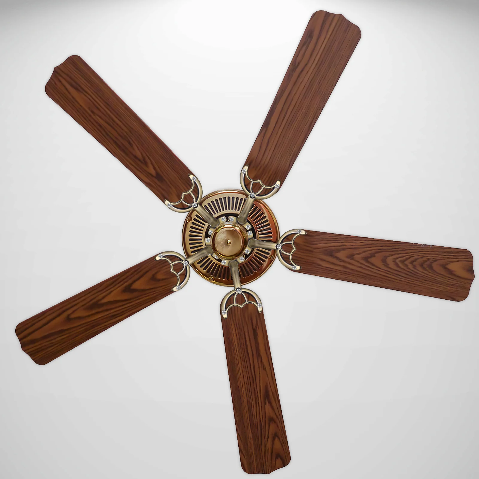 

Ceiling Fan Blades Replacement Metal Arms Support Brackets Accessories Parts Upgrade Kit for Home Office Lighting Fixtures