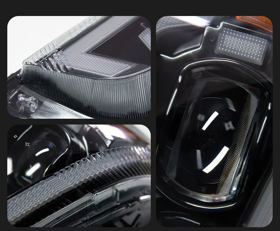 Auto Parts Headlights For Mitsubishi ASX 2013-2019 LED Headlights latest Styling DRL Dual Projector Car Accesorios Modified