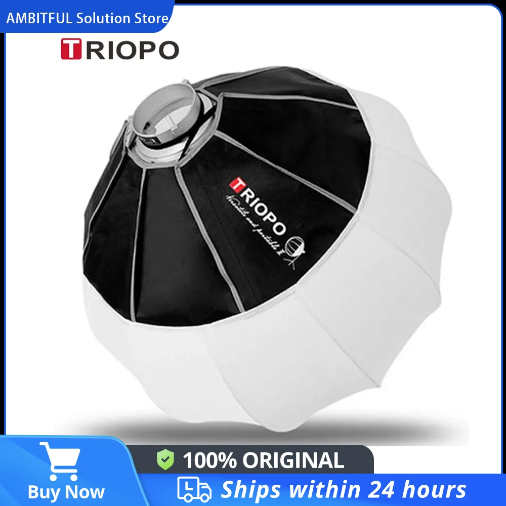 TRIOPO KQ65 65cm แสงนุ่มแบบพับเก็บได้ สำหรับถ่ายภาพสตูดิโอและวิดีโอ รีวิวจริงจากผู้ใช้งาน