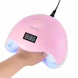 LINMANDA SUN5 48W LED UV Lamp for Nails Drying All Gel Professional Nail Art Tools Accessories for Fingernail Toenail Salon