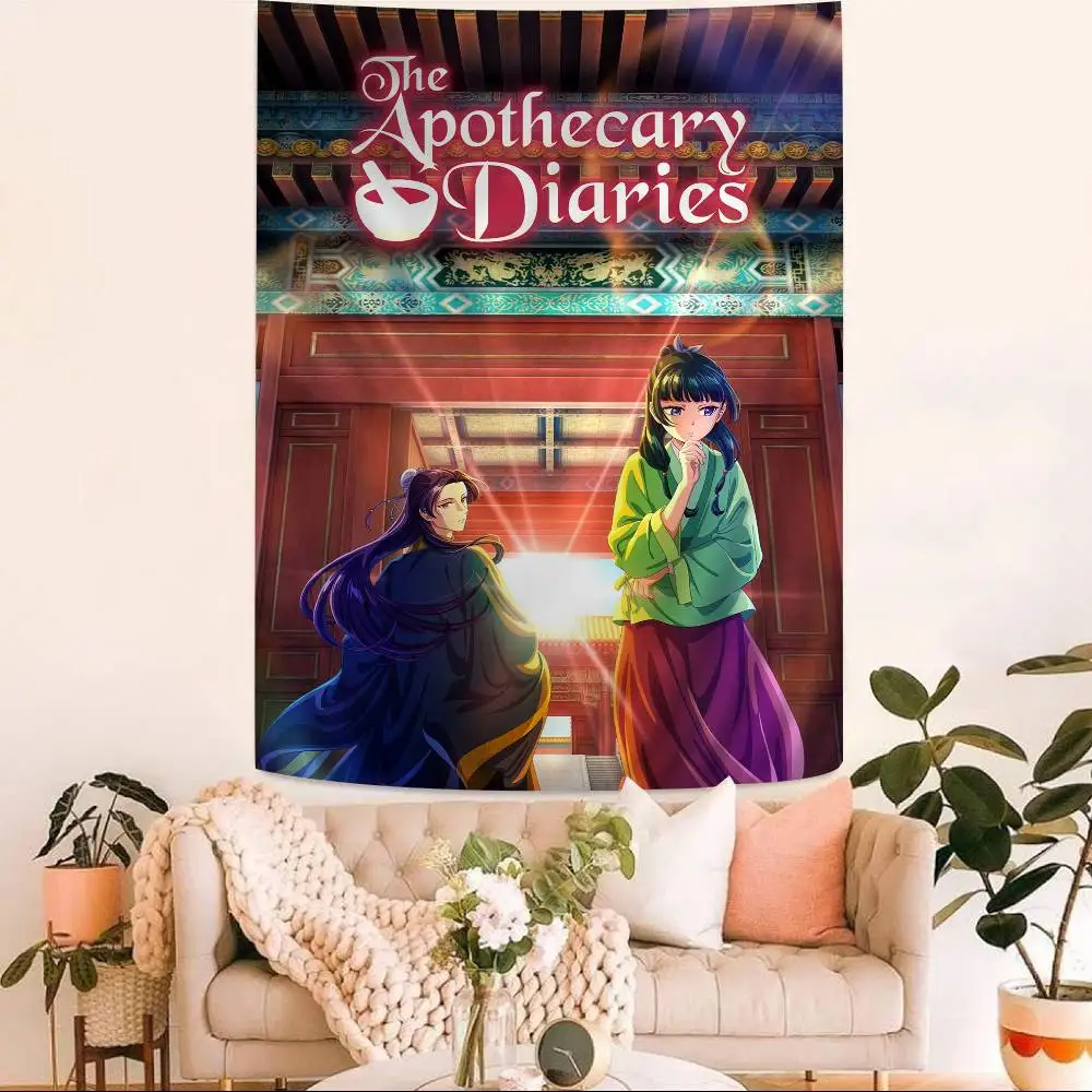 The Apothecary Diaries Anime Printed Large Wall Tapestry Art Science Fiction Room Home Decor Decor Blanket