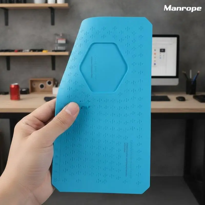 Antistatic Silicone Soldering Station Mat Magnetic Wear Resistant Work Pad for Phone Electronic Component Repair