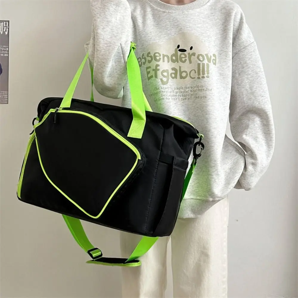 

Portable Tennis Racquet Bag Shoe Compartment Large Capacity Pickleball Racket Bag Fitness Travel Tennis Shoulder Bag