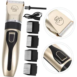 Dog Clipper Dog Hair Clippers Grooming Pet Cat Haircut Trimmer Shaver Set Cordless Rechargeable Professional Dog Hair Trimmer