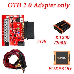 OTB 2 0 adaptör OBD2 tezgah adaptörü KT200 KT200ii Foxprog etiketi için fox-flaş ECU programcı aracı 3 yollu OTB modu için önyükleme yükseltme