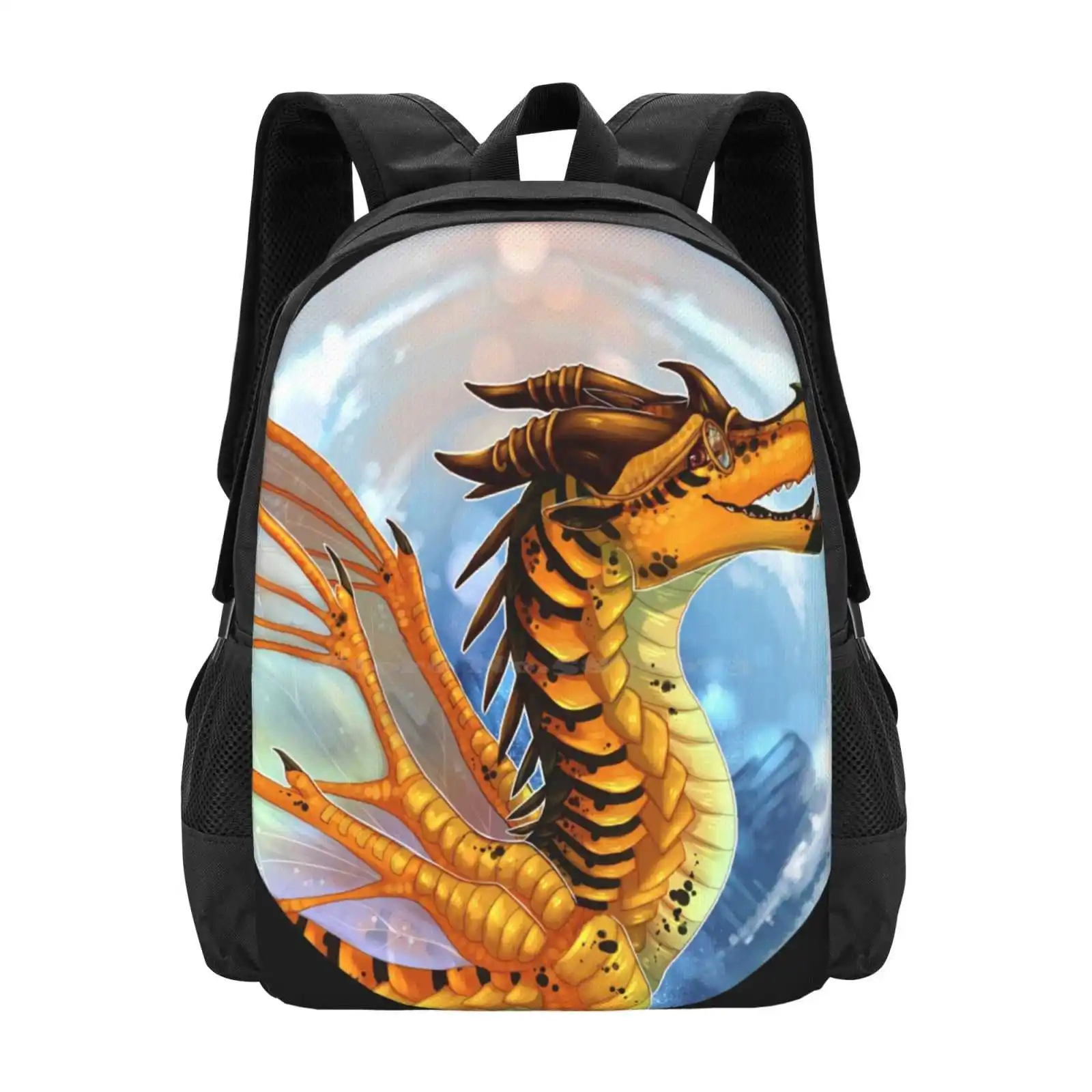 

Wings Of Fire-Cricket Backpack For Student School Laptop Travel Bag Wings Of Fire Wof Cricket Tui T Sutherland Dragons