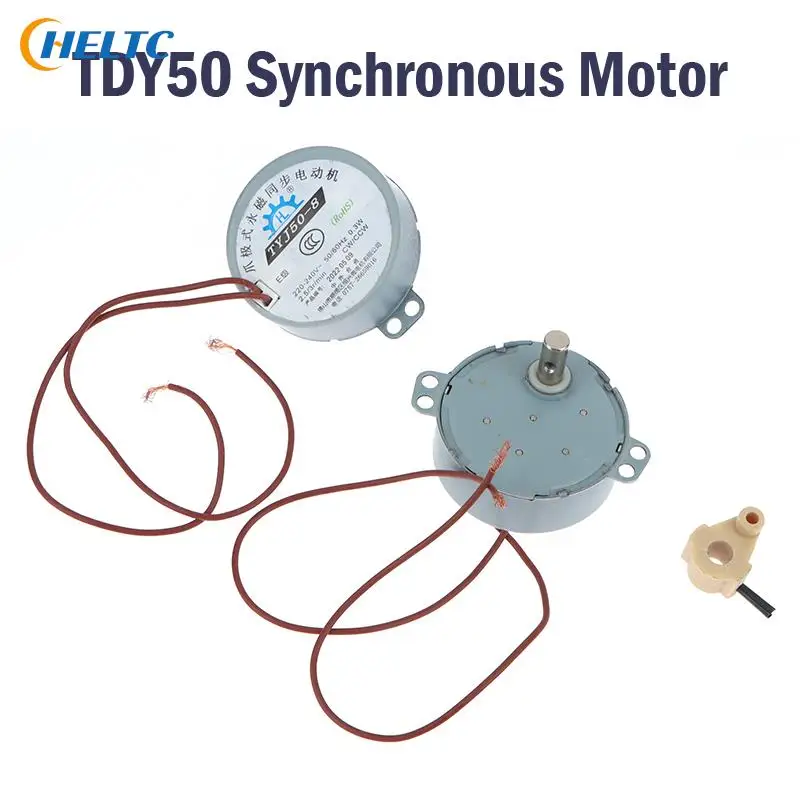 1PCS TDY50 Synchronous Motor Electric Fan AC Shaking Head Permanent Magnet Motor 220V