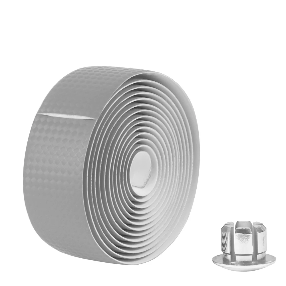 

1Set Bicycle Handlebar Tape Carbon Fiber Shock-Absorbing Non-Slip Wrap Rainproof Durable Tape Strap for Mountain Road Bike