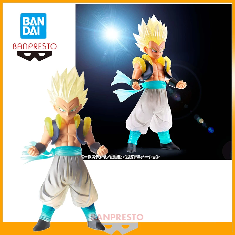 

Original Bandai Banpresto Dragon Ball Z Clearise Gotenks Anime Action Figures Model Gift for Anime Fans Fighting Pose Decoration