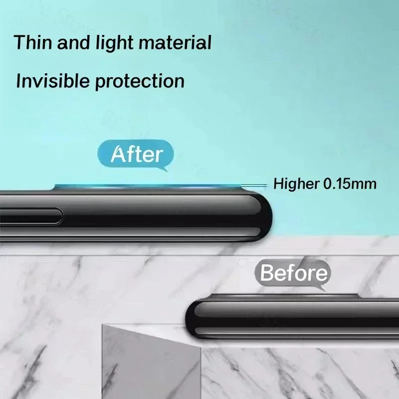 For ZTE Nubia Z50S Pro Back Camera Lens Cover Protector Transparent Protective Film -Not Tempered Glass on nubia Z50S Pro