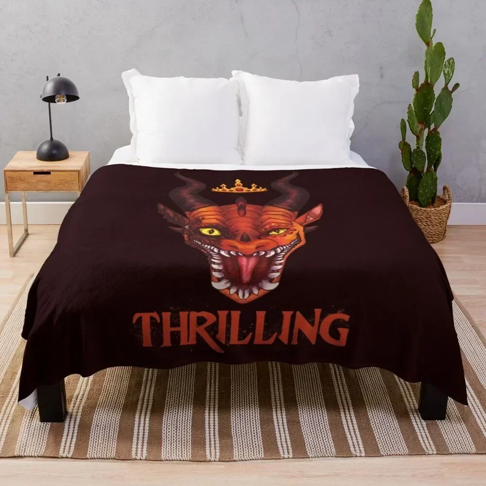 Wings of Fire - Queen Scarlet - Thrilling Throw Blanket