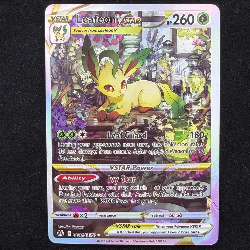 DIY TCG PKM Card Crown Zenith Galarian Gallery GG Charizard Hisuian Zoroark VSTAR Full Art Holo Anime Game Collection Cards Gift