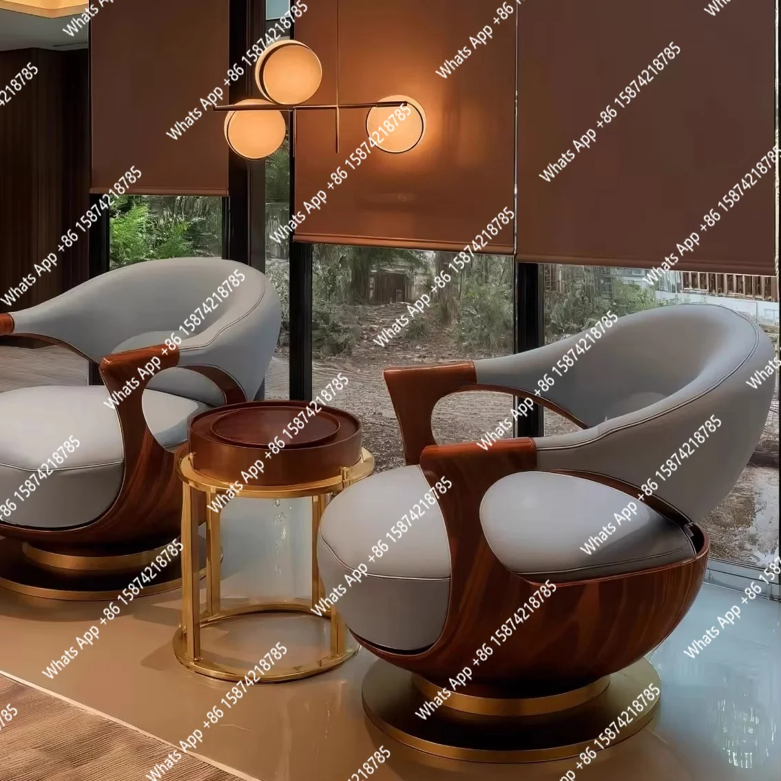 

Bn Armchair Ash Wood Walnut Modern New Creative Design Furniture With Genuine Leather Sofa Chair Aesthetic Solid Wood Lounge Cha