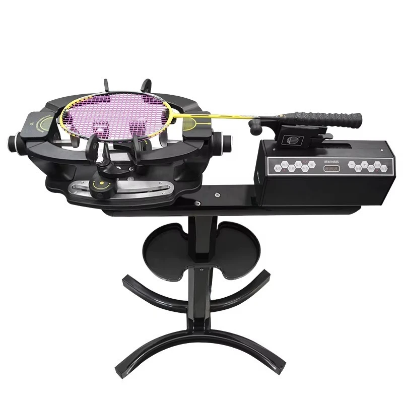 S516 Plastic Badminton Racket Stringing Machine Automatic 3-Speed Adjustable Fine Tune (+-0.1lb) Knot/Return Sale
