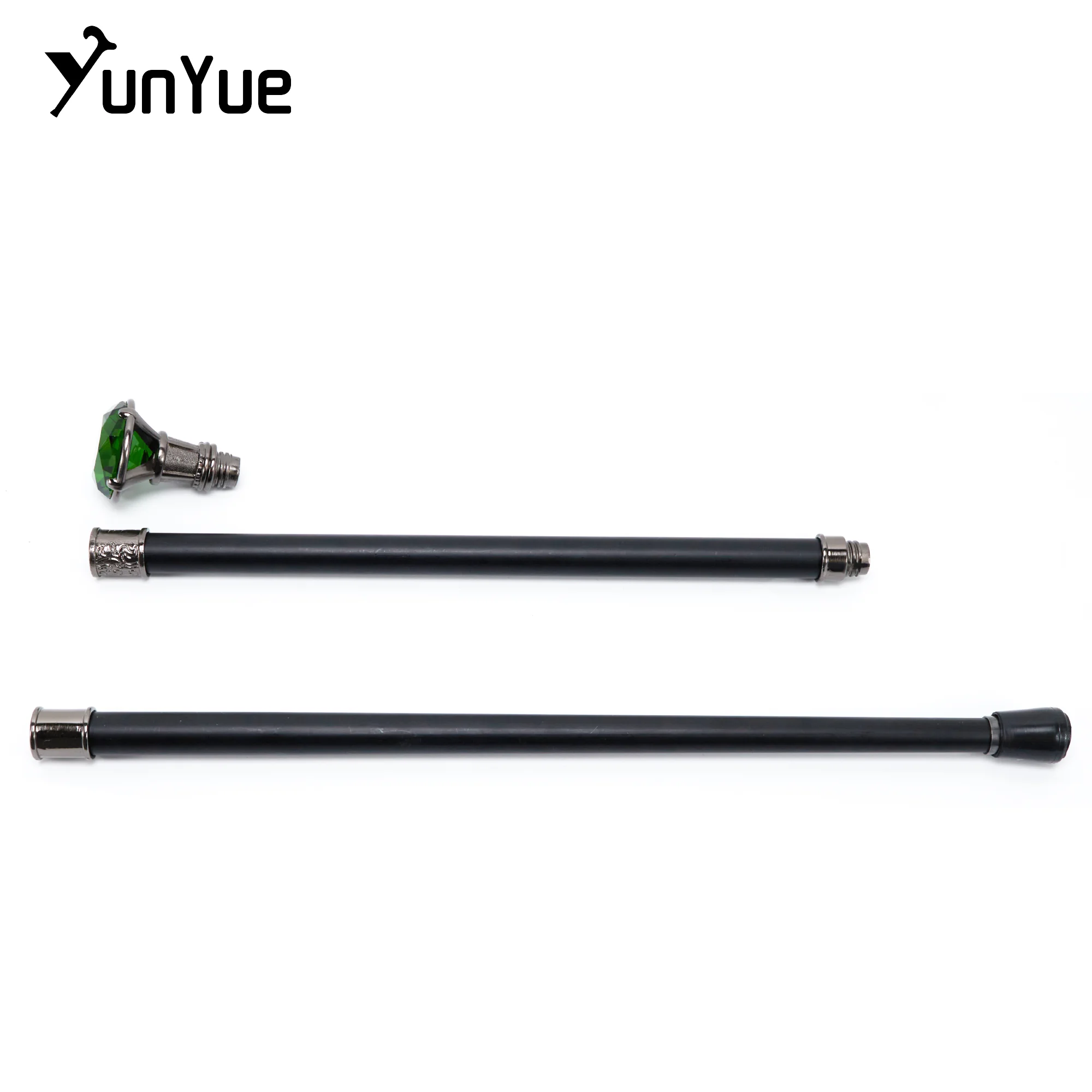 الشظية الخضراء الماس نوع عصا المشي شهم أنيقة أزياء الفن الزخرفية عصا للمشي سيدة خمر حزب تأثيري الصولجان #6