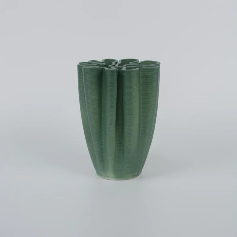 

3D printed ceramic vase, office decoration multi-color vase ornament, high-end niche