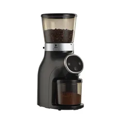 Cone round coffee grinder electric grinding powder Italian coffee grinder mill