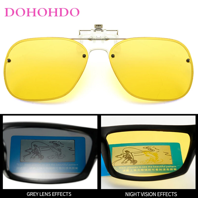 الفاخرة مصمم الرياضة في الهواء الطلق القيادة للرؤية الليلية الاستقطاب كليب على النظارات الشمسية الرجال النساء المشي لمسافات طويلة المضادة للوهج نظارات Очки UV400