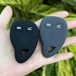 2 Buttons Silicone Car Key Case Keychain Protector Set for Renault Truck Rubber Remote Cover Fob Holder Shell Accessories
