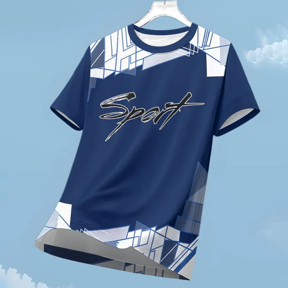 

Gym Clothing Man Fashion Sport T Shirt Running Sportswear Summer Outdoor Short Sleeve Quick-Dry Breathable Fitness Men's T-Shirt
