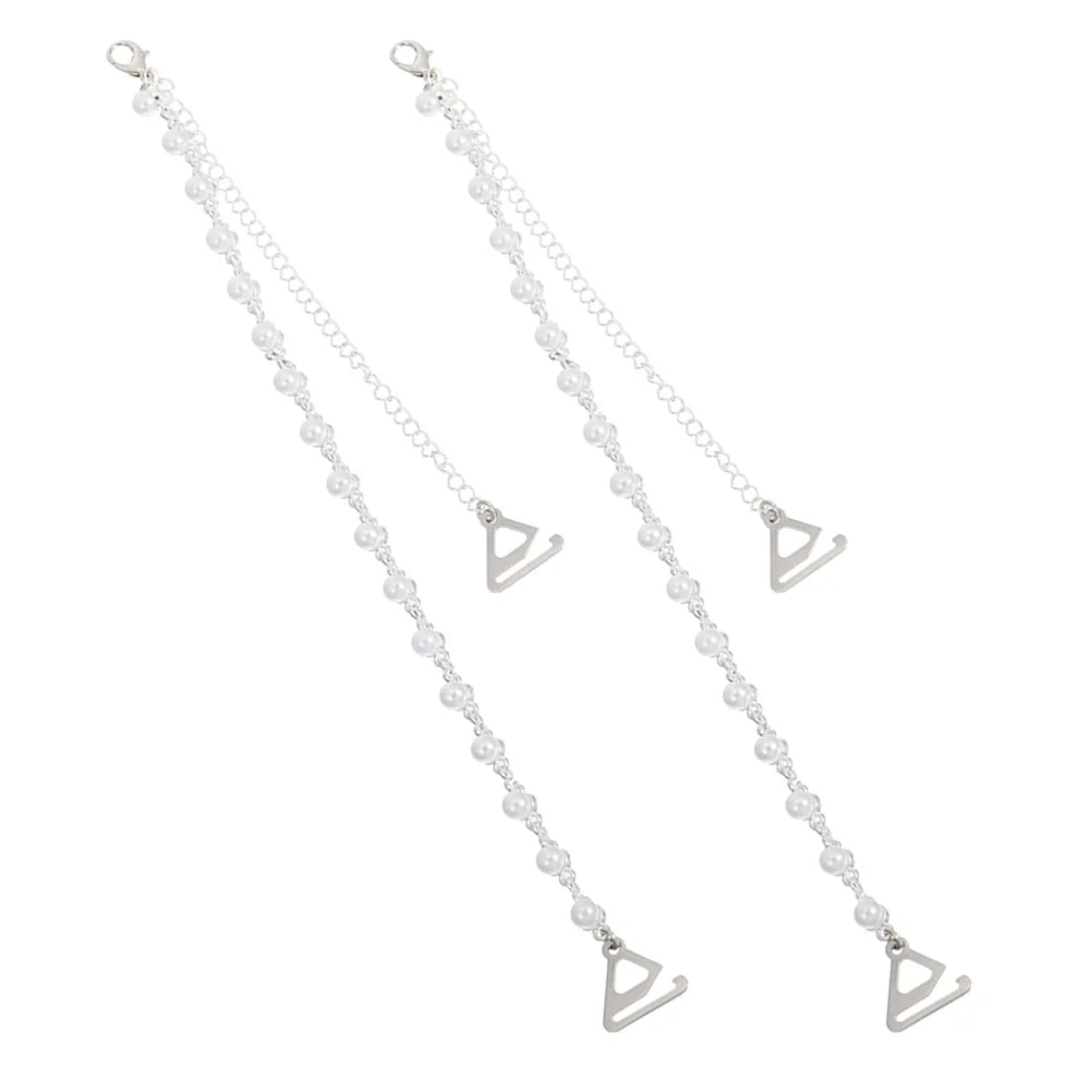 1 paire de bretelles de soutien-gorge en perles réglables, décor antidérapant, ajout exquis, costume de fleur de Rose, différents vêtements, sangle de soutien-gorge
