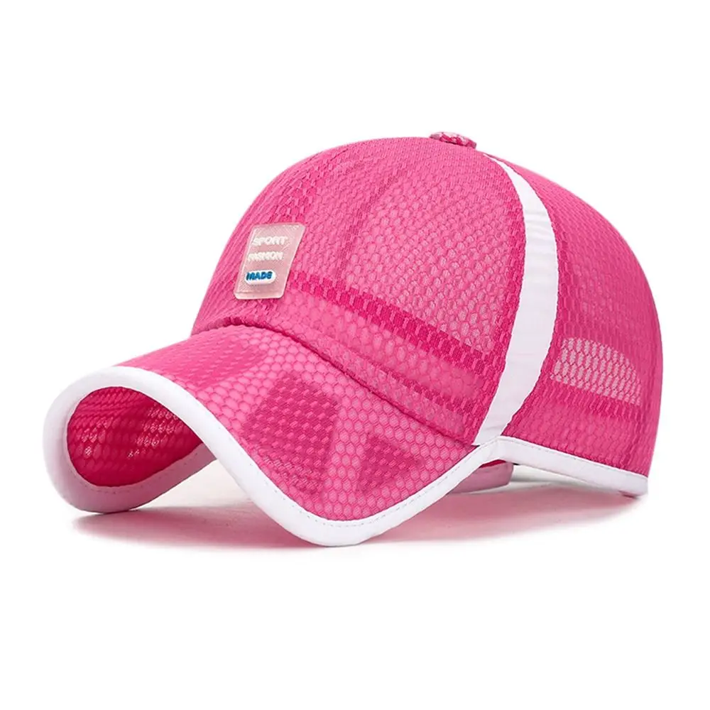 

Breathable Fashion Boys Girls Children Summer Sunscreen Hats Baseball Cap Sun Protection Caps Full Mesh Hats