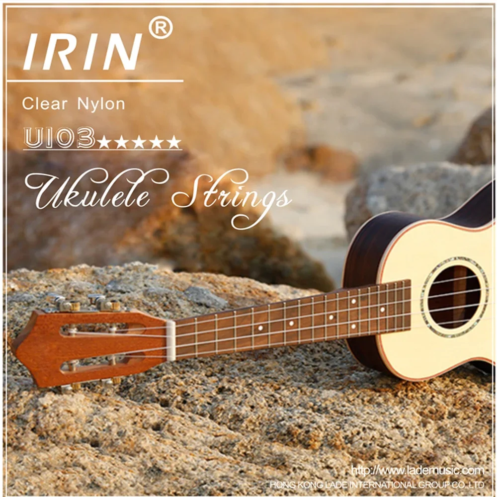 IRIN 4 Pcs/Set Soprano Ukulele Strings Nylon Musical Instrument Accessories 4 String Hawaiian Guitar Parts & Accessories